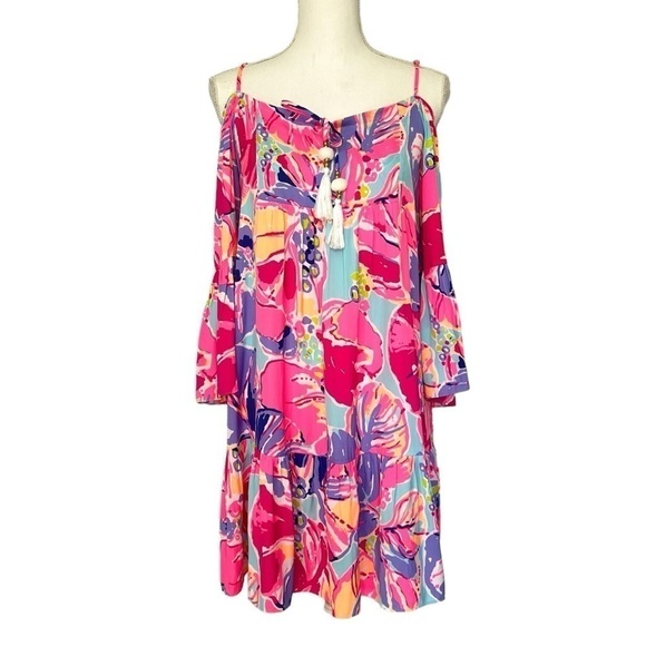 Lilly Pulitzer Alanna Dress Jam Out Multi Size S RARE - Picture 6 of 16